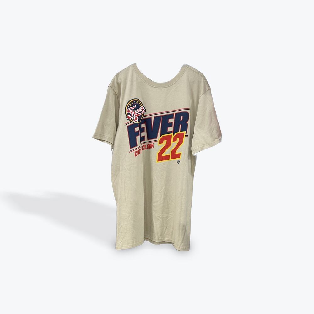 Caitlin Clark Indiana Fever #22 WNBA Tan T-Shirt Large/XL